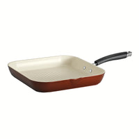 Ceramica 11 in Ceramic Square Grill Pan - Metallic Copper