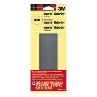 3M Imperial 9 in. L X 2-2/3 in. W 3,000 Grit Silicon Carbide Sanding Sheet 10 pk