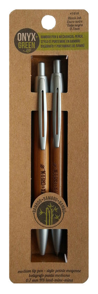 Onyx And Blue Corporation 1010 Bamboo Pen & Pencil Set