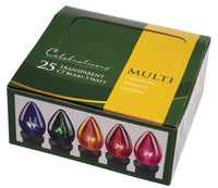 Celebrations Incandescent C7 Replacement Bulb Multicolored 25 lights