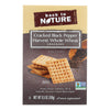 Back To Nature Crackers - Whole Wheat Black Pepper - Case of 12 - 8.5 oz