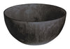 Novelty Artstone 4.8 in. H X 9.9 in. W X 9.9 in. D X 9.9 in. D Resin Napa Bowl Planter Black