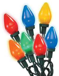 Christmas Lights LED Replacement Bulb, C7, Multi-Color Ceramic, 5-Pk.