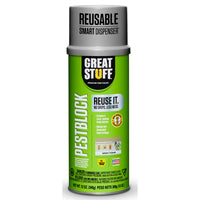 Great Stuff Smart Dispenser Gray Polyurethane Insulating Foam Sealant 12 oz