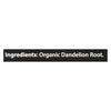 Buddha Teas - Organic Tea - Dandelion Root - Case of 6 - 18 Bags