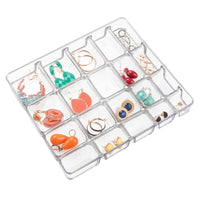 iDesign Linus 1.2 in. H X 7.75 in. W X 8.75 in. D Plastic Jewelry Organizer Tray