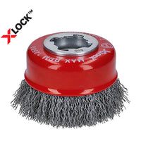 Diablo X-Lock Crimped Cup Brush, Metal, 3-In.