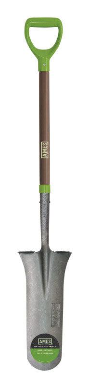 Ames  Steel blade Fiberglass Handle 8.125 in. W x 47 in. L Drain  Spade