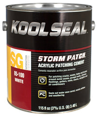 Instant Roof Patching Cement, White, 0.9 Gallon