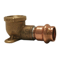 Mueller Streamline  1/2 in. CTS   x 1/2 in. Dia. Female  Copper  Drop Ear Elbow