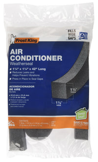 Air Conditioner Foam Weather Seal, 1.25 x 1.25 x 42-In.