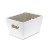 Honey-Can-Do 7-9/16 in. H X 9-13/16 in. W X 13 in. D Tote Bin