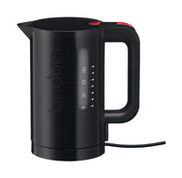 Bodum  Black  Stainless Steel/Plastic  34  Electric Tea Kettle