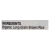 Yoga Rice - Organic - Long Grain - Brown - Case of 12 - 32 oz