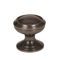 Amerock  Classic Industrial  Cabinet Knob  1-1/4 in. Gunmetal