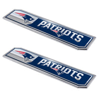 NFL - New England Patriots 2 Piece Heavy Duty Alumnium Truck Emblem Set