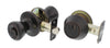 Ultra Security Aged Bronze Deadbolt and Entry Door Knob KW1 1-3/4 in.