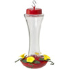 Audubon Hummingbird 1 lb Glass/Plastic Nectar Nectar Feeder 4 ports