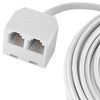 Power Gear 2-Line 2-Jack Phone Line Cord Surface-Mount