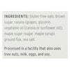 Gluten Freeda Instant Oatmeal - Maple Raisin - Case of 8 - 11.05 oz.