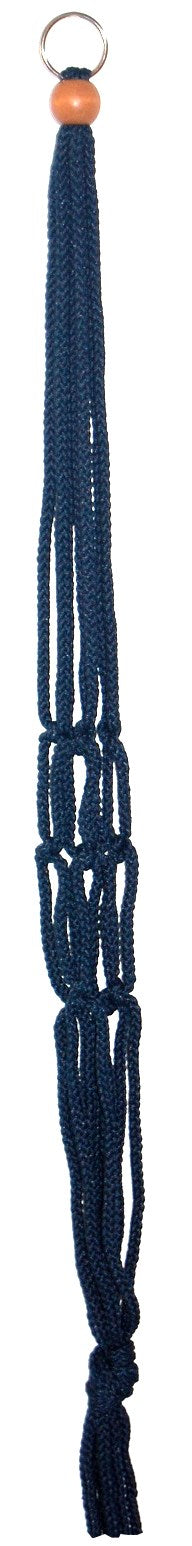 Primitive Planters 2442 36 Navy Macramé Plant Hanger