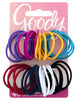 Goody 1942258 2MM Medium Girls Ouchless?∩┐╜ Elastics Assorted Colors 40 Pack