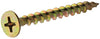 Fas-N-Tite Wood Screws, Zinc & Yellow Dichromate, 2-In. x 6, 1/4-Keg Bucket