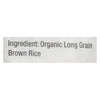 Texas Best Organics Rice - Organic - Long Grain Brown - 32 oz - case of 6