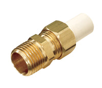 KBI Schedule 40 1/2 in. MPT  T X 1/2 in. D Spigot  CPVC Transition Adapter