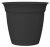 HC Companies Eclipse 5.25 in. H X 6 in. D Plastic Classic Planter Black (Pack of 28)