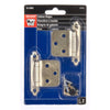 Bulldog 0.94 in. W X 3.90 in. L Brass Cabinet Hinge 2 pk