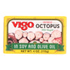 Vigo Wild Caught Octopus In Soy And Olive Oil  - Case of 10 - 4 OZ