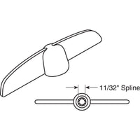 Prime-Line  Painted  Coppertone  Zinc  Single-Arm Casement  Tee-Crank Handle  For Truth