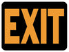 Hy-Ko English Exit Sign Plastic 9 in. H x 12 in. W (Pack of 10)