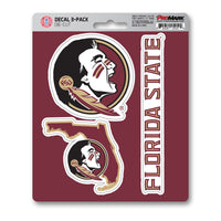 Florida State University 3 Piece Decal Sticker Set