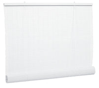 Lewis Hyman  Vinyl  Horizontal  Rollup Shade  72  H x 48  W White  Cordless