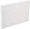 3 GANG PLATE BLANK WHITE