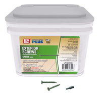 Grip-Rite PrimeGuard Plus No. 8 wire X 1-5/8 in. L Star Flat Head Deck Screws 25 lb