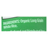 Lundberg Family Farms Organic White Organic Long Grain Rice - Case of 6 - 2 lb.