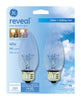 GE Reveal 40 W B13 Decorative Incandescent Bulb E26 (Medium) Soft White 2 pk (Pack of 6)