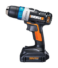 Worx Brushless Torque Lithium Ion Cordless Drill Kit 800 RPM 180 in.-lbs. 3/8 Chuck x 10.83 L in.