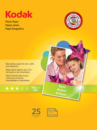 Kodak 1912369 8-1/2 X 11 Glossy Photo Paper