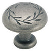 Amerock Natures Splendor Round Cabinet Knob 1-5/16 in. D 1-1/16 in. Weathered Nickel 1 pk