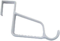 iDesign 1-3/4 in. L White Plastic Small/Medium Over the Door Valet Hanger 1 pk