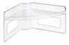 iDesign Lazy Susan 8 in. H X 8.75 in. W X 17.75 in. L Clear Wedge Shelf