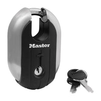 Master Lock 2-1/4 in. H X 1-3/16 in. W X 2-5/16 in. L Steel Pin Tumbler Shrouded Shackle Padlock 1 p