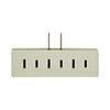 Leviton Polarized 3 outlets Outlet Adapter 1 pk