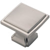 Hickory Hardware P3240-SN 1-1/4" Square Satin Nickel Bridge's Cabinet Knob