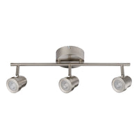 Globe Electric  Brushed Nickel  Silver  3 lights Track Light Kit