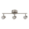 Globe Electric  Brushed Nickel  Silver  3 lights Track Light Kit